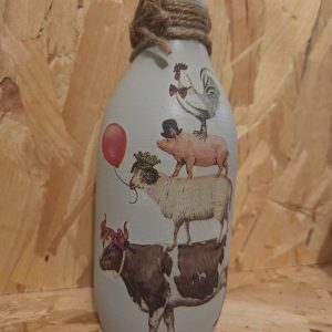 Farm Animal Milk Bottle