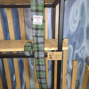 Strap and Arm Rest Cushion - Green Tartan Check